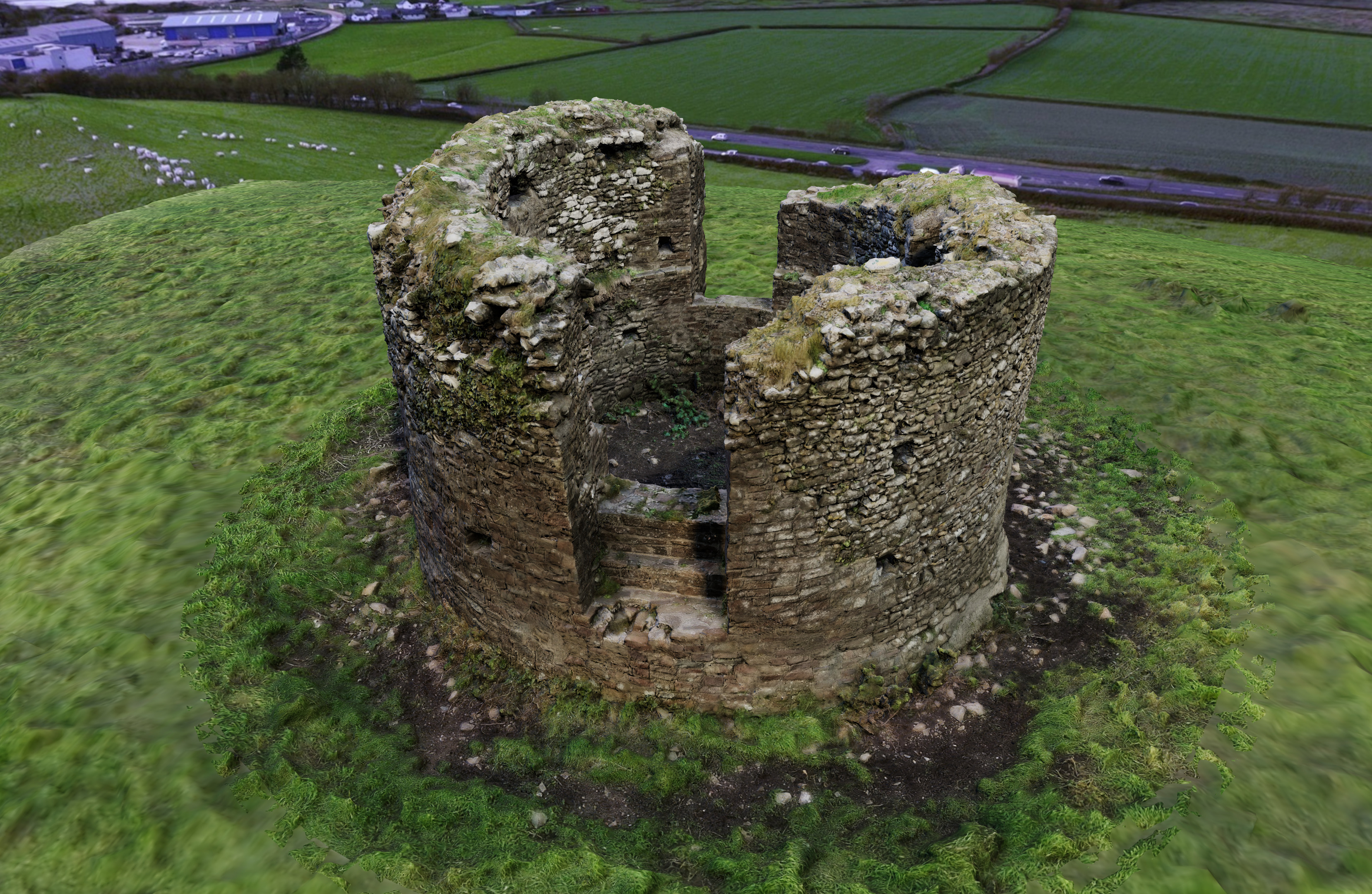 Photogrammetry mesh of the Windmill at Instow