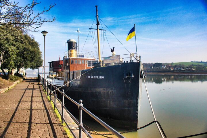 SS Freshspring at Bideford Quay