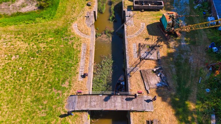 Lock and bridge