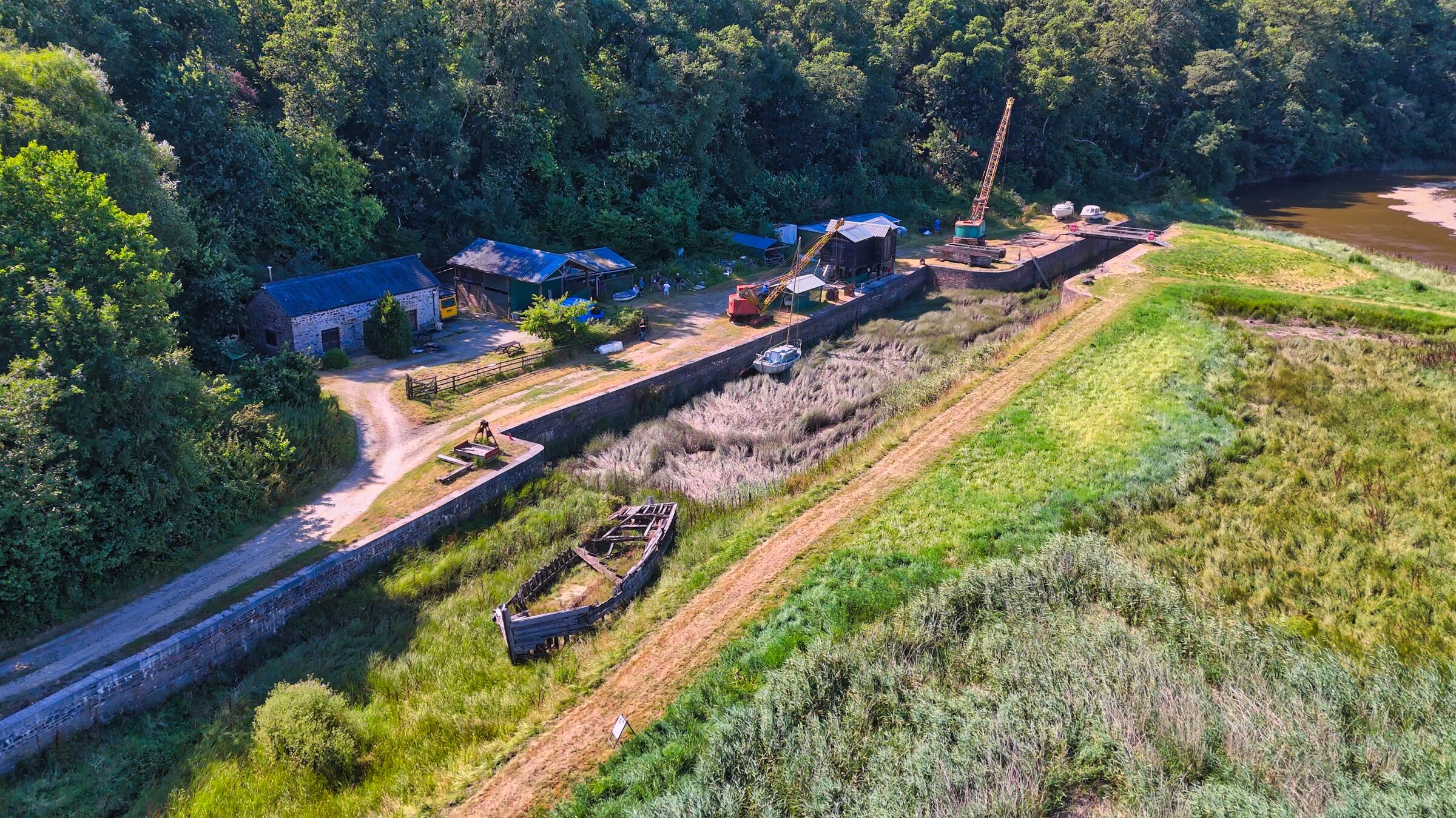 Aerial photo of Sea Lock