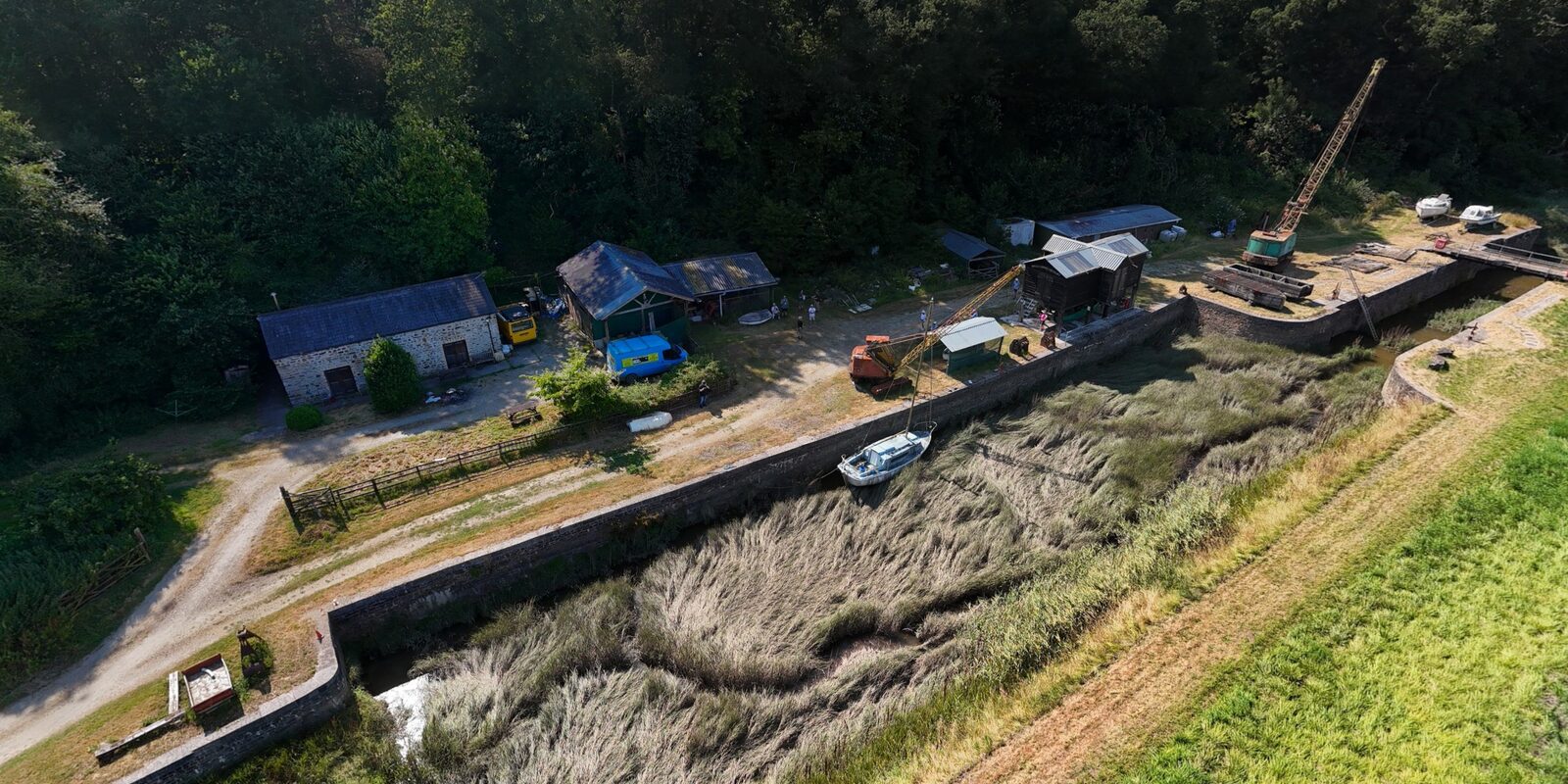 Sea Lock from above