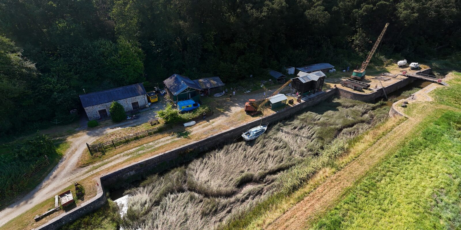 Sea Lock from above